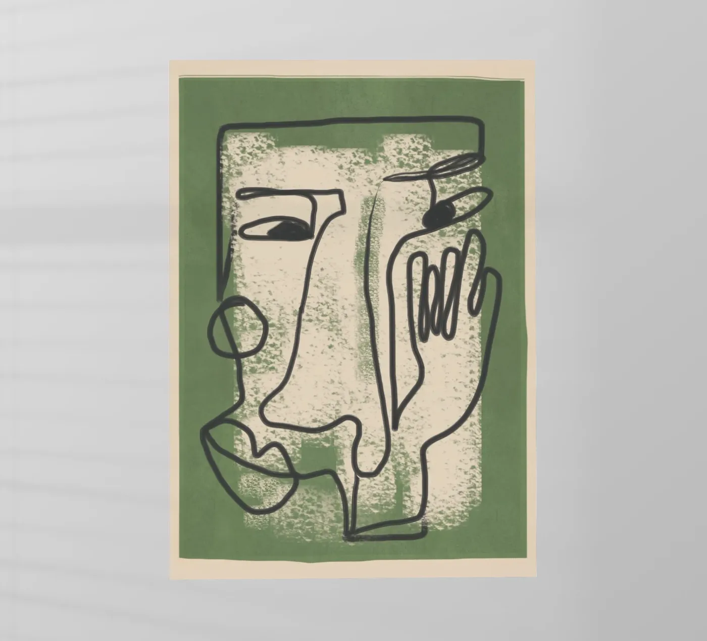 Minimal Face Impression 1 pellicola backlit da Nadjaa