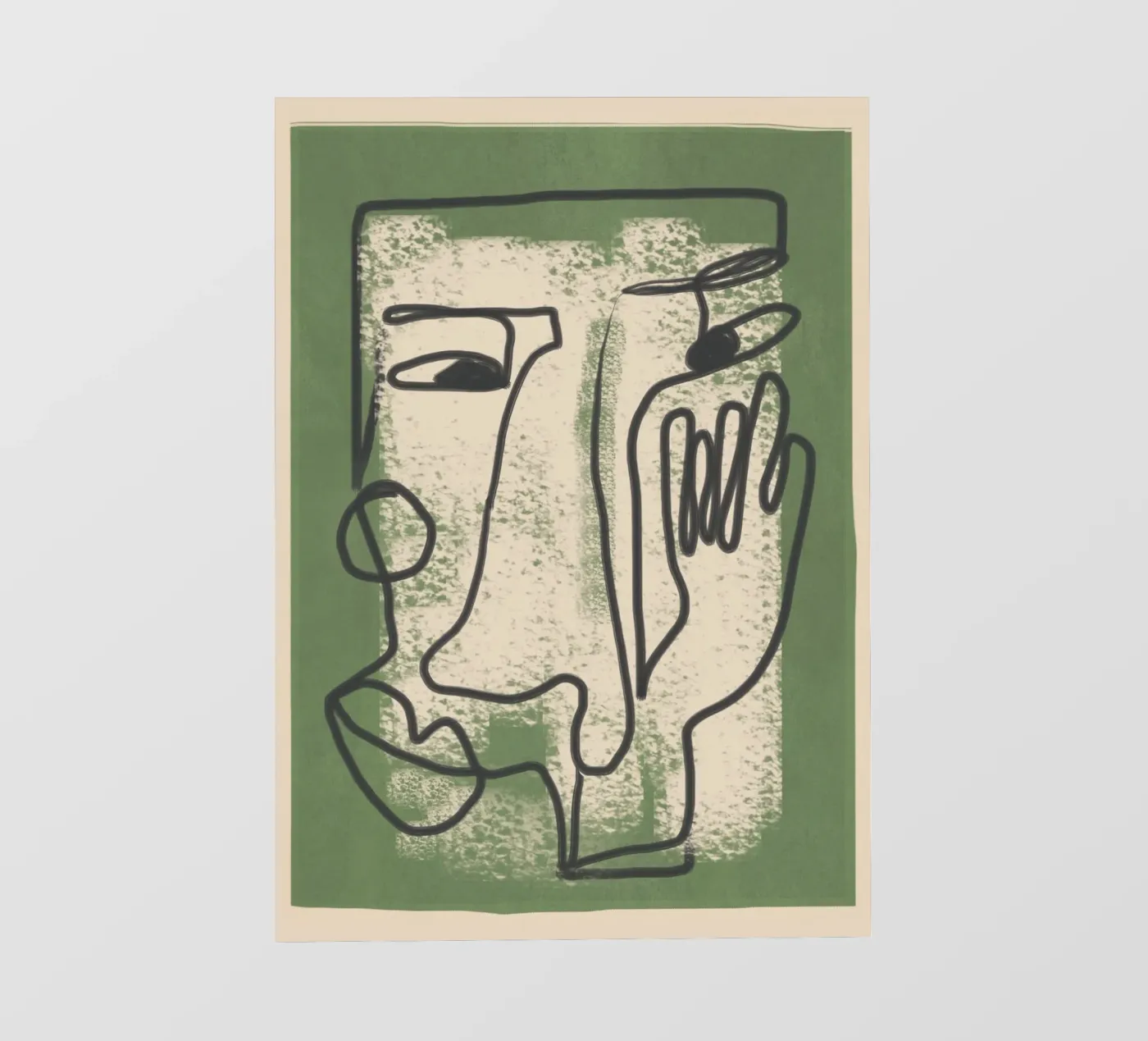 Minimal Face Impression 1 pellicola backlit da Nadjaa