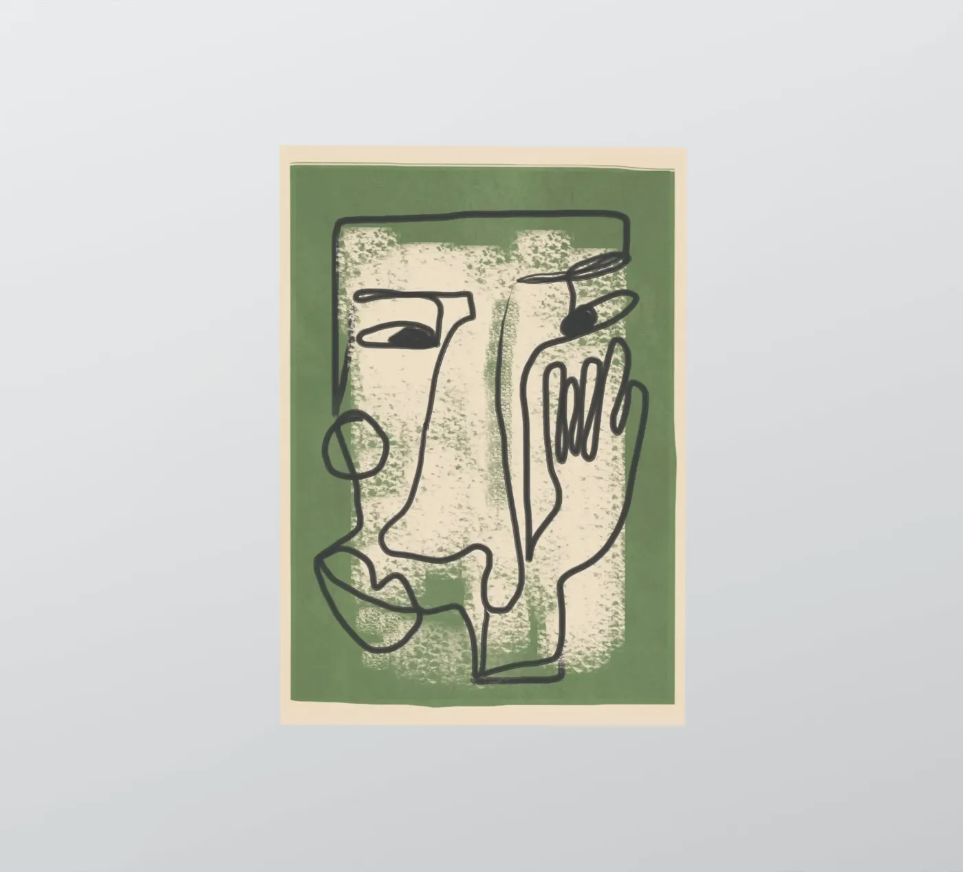 Minimal Face Impression 1 sticker by Nadjaa