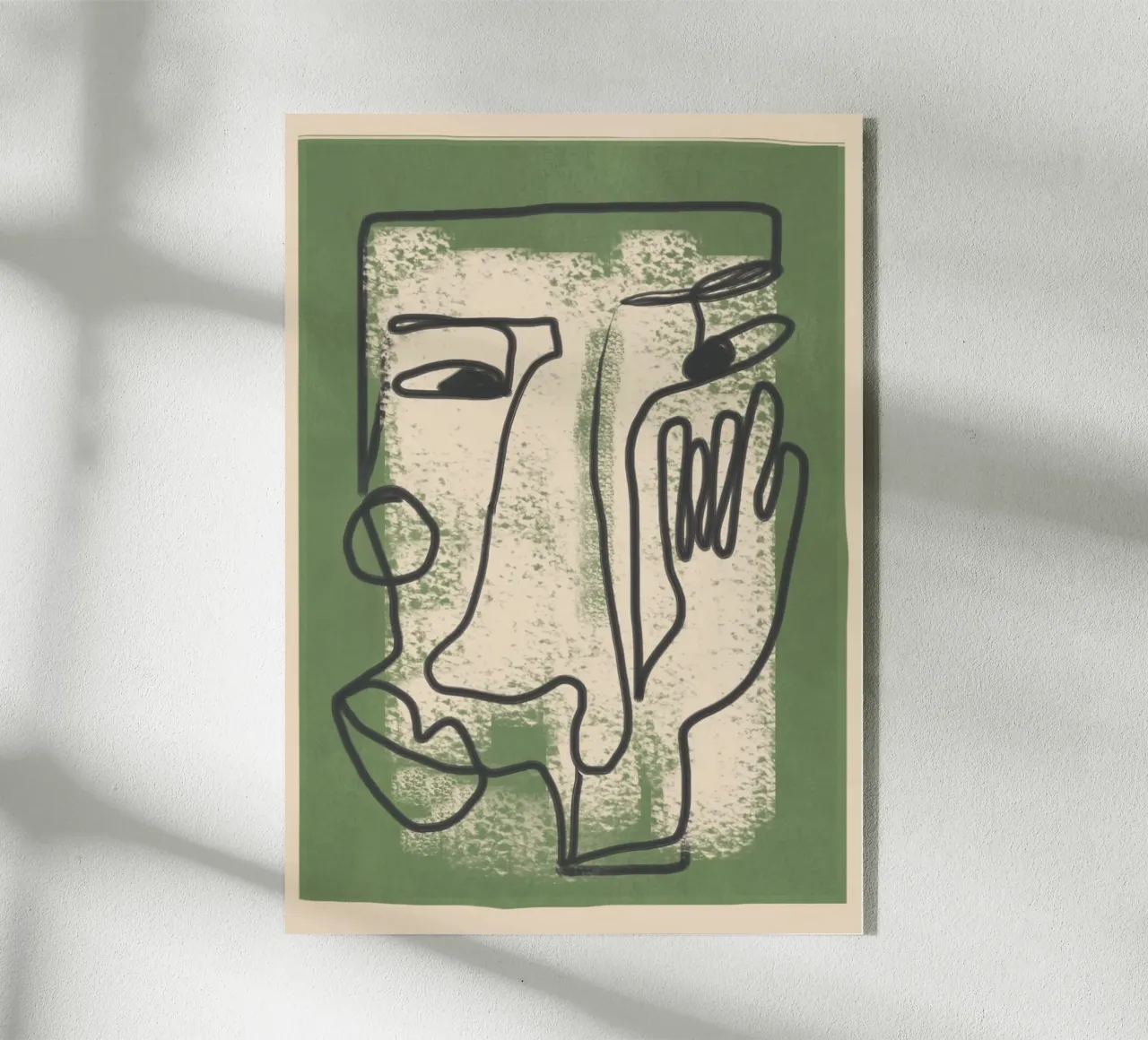 Minimal Face Impression 1 plexiglass da Nadjaa