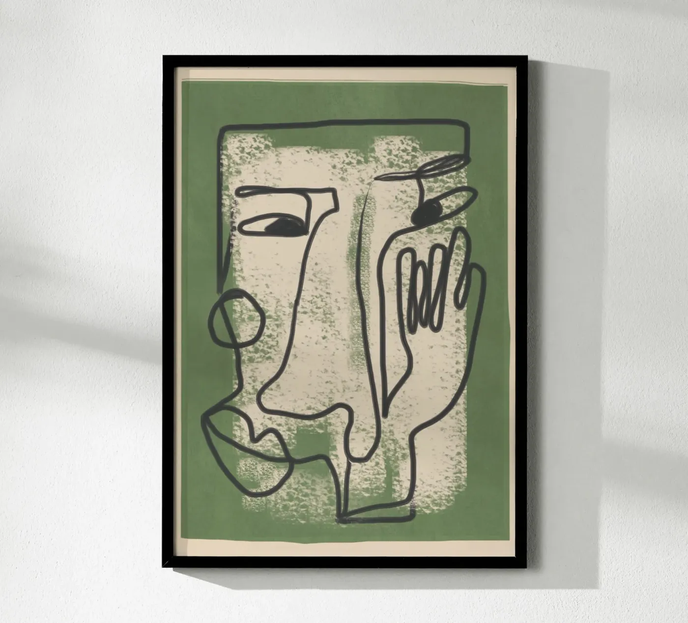 Minimal Face Impression 1 poster da Nadjaa