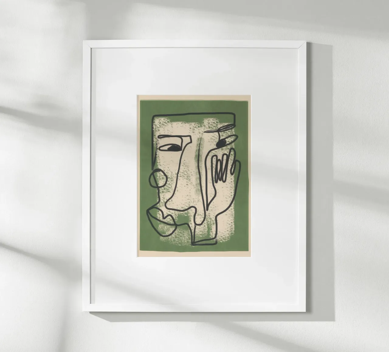 Minimal Face Impression 1 poster de Nadjaa