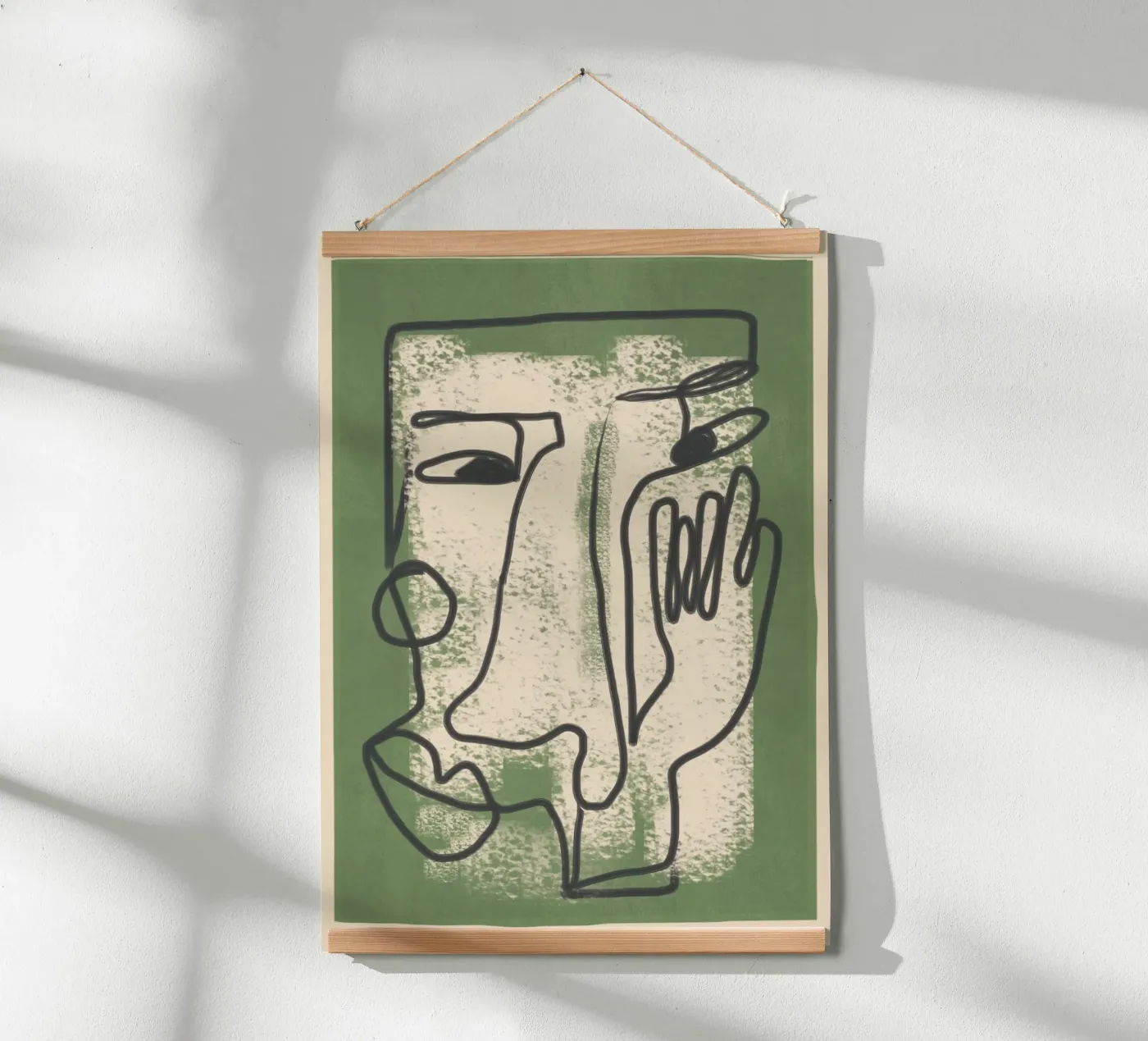 Minimal Face Impression 1 poster de Nadjaa