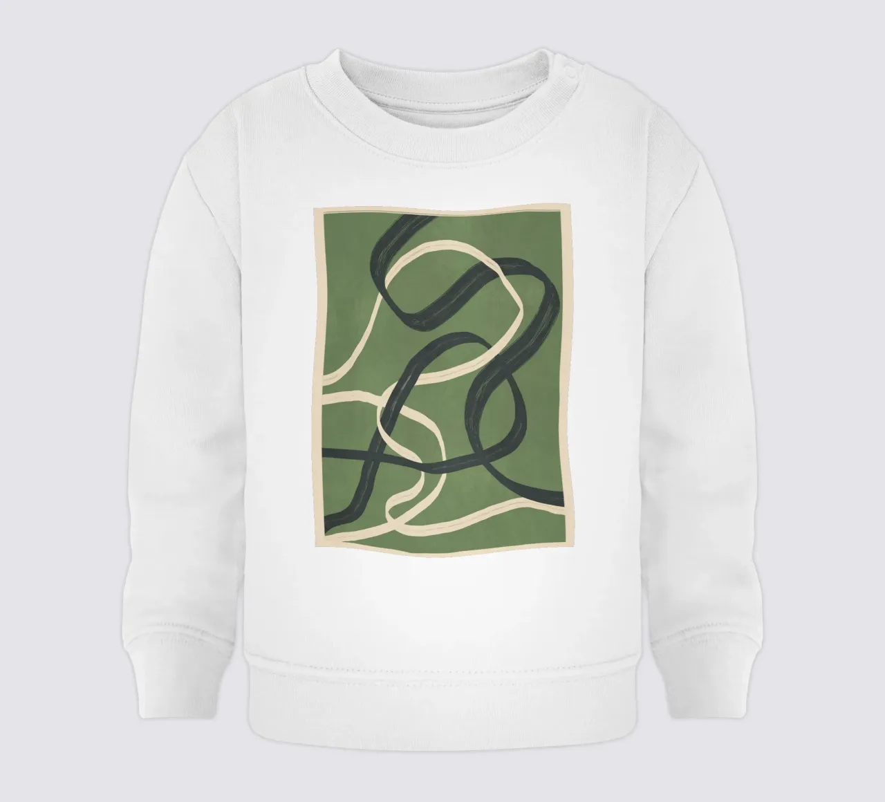 Minimal Abstract Lines Dance 1 felpa neonato da Nadjaa