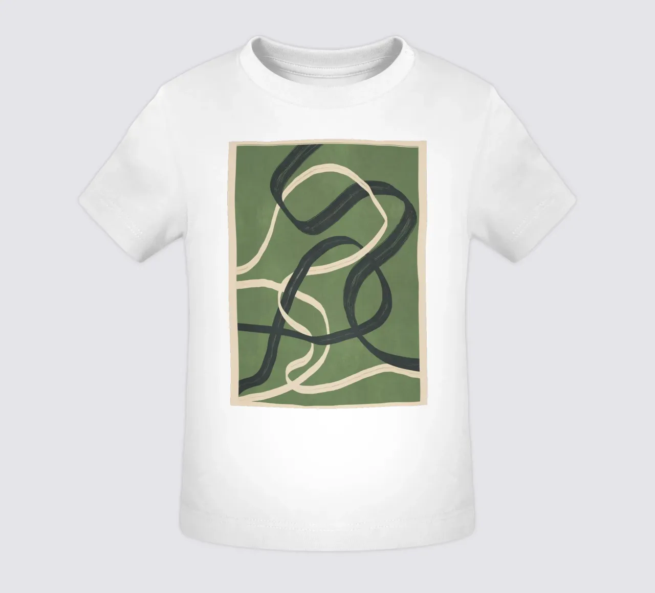 Minimal Abstract Lines Dance 1 maglietta neonato da Nadjaa