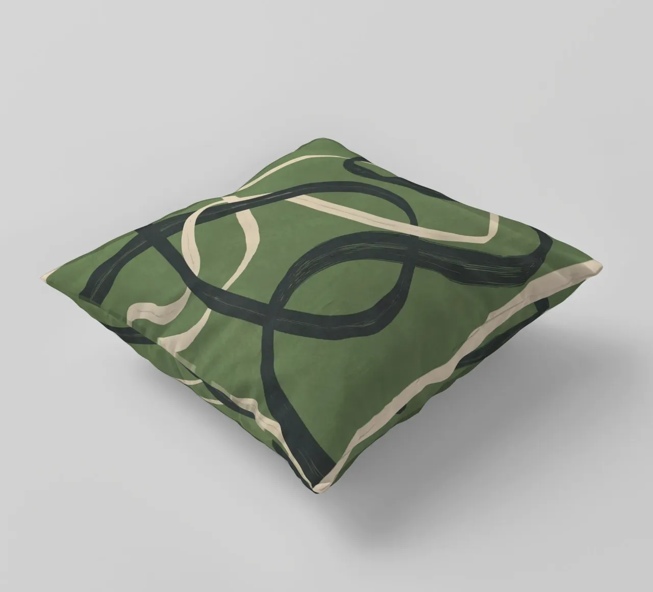 Minimal Abstract Lines Dance 1 cuscino da Nadjaa