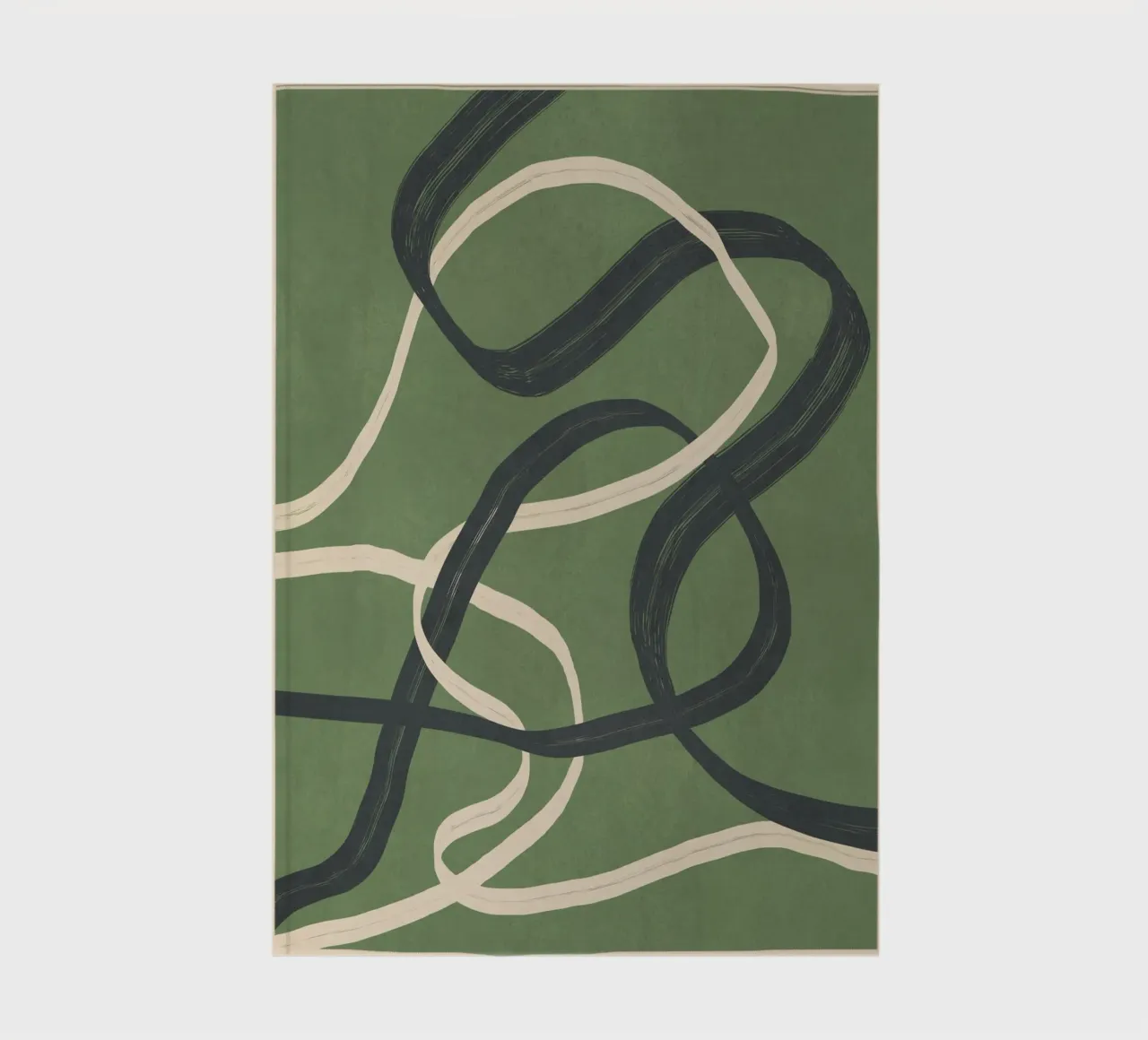 Minimal Abstract Lines Dance 1 notebook by Nadjaa