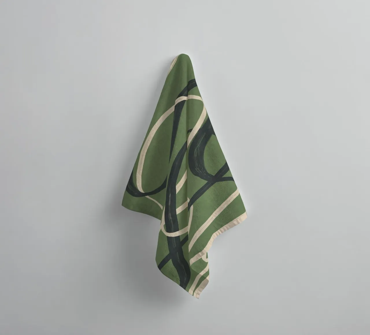 Minimal Abstract Lines Dance 1 asciugamano da bagno da Nadjaa