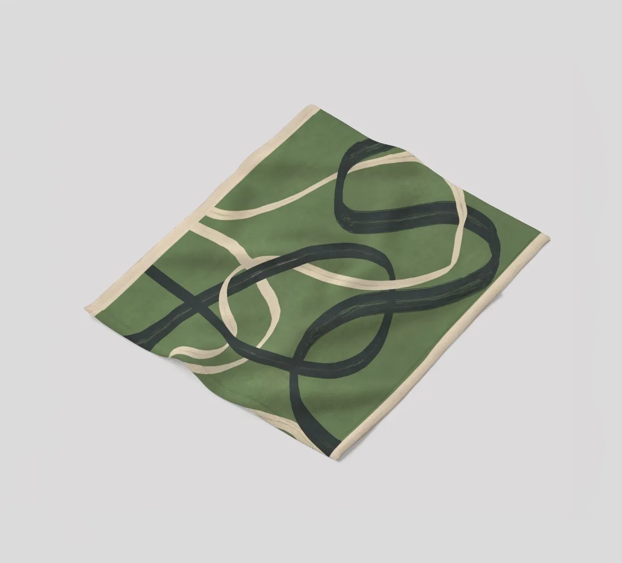 Minimal Abstract Lines Dance 1 coperta in pile da Nadjaa