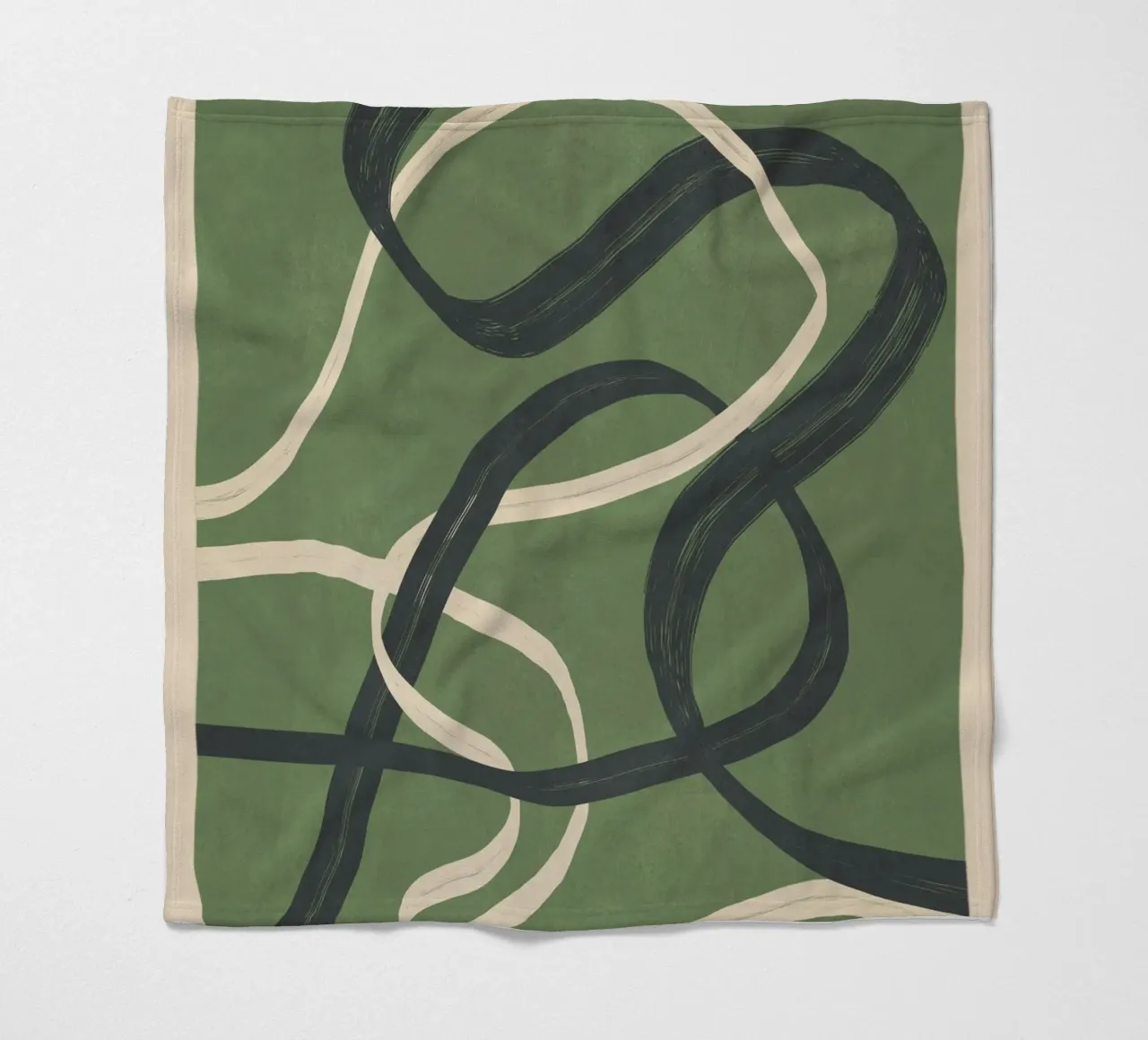 Minimal Abstract Lines Dance 1 coperta in pile da Nadjaa