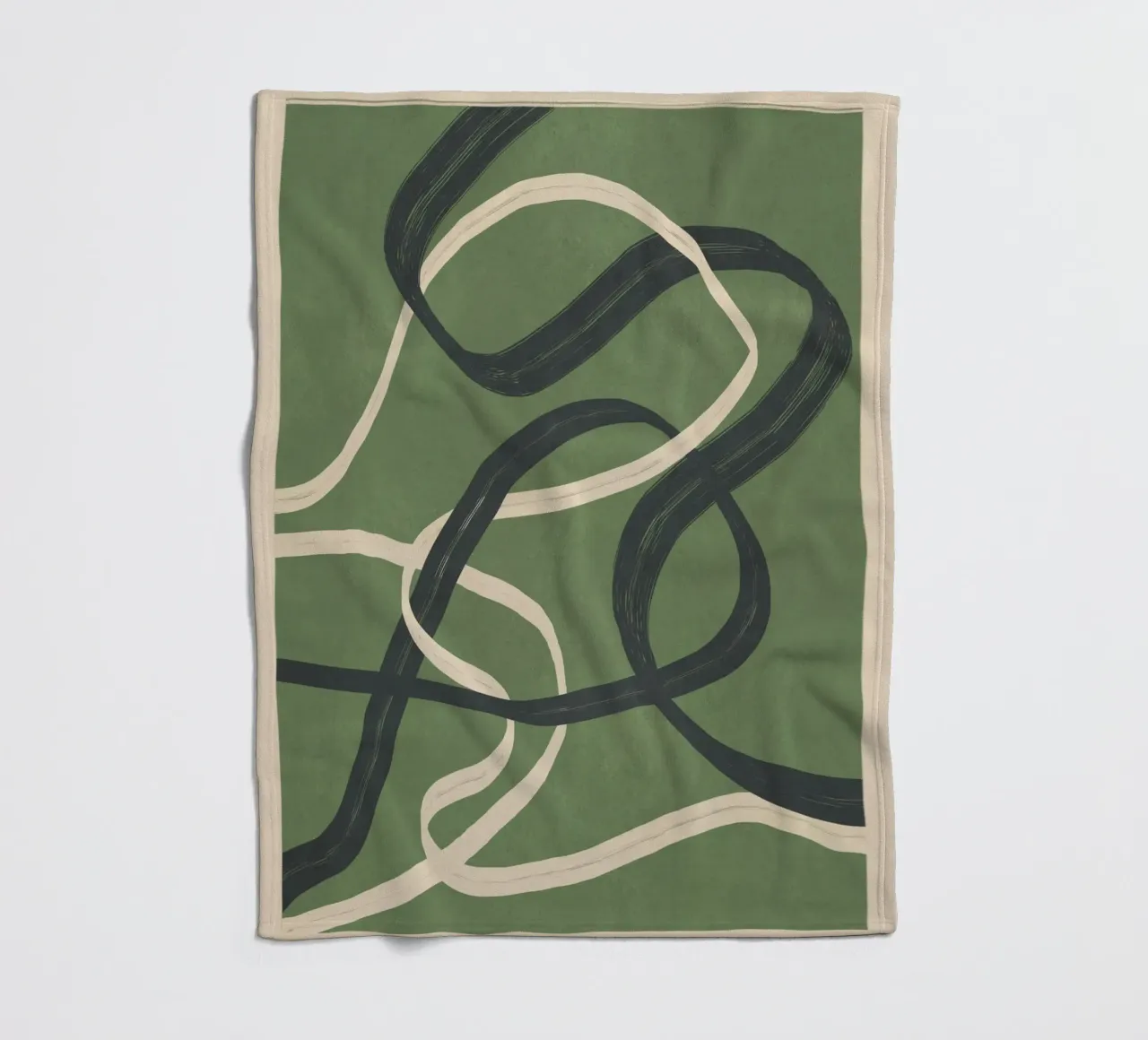 Minimal Abstract Lines Dance 1 coperta in pile da Nadjaa