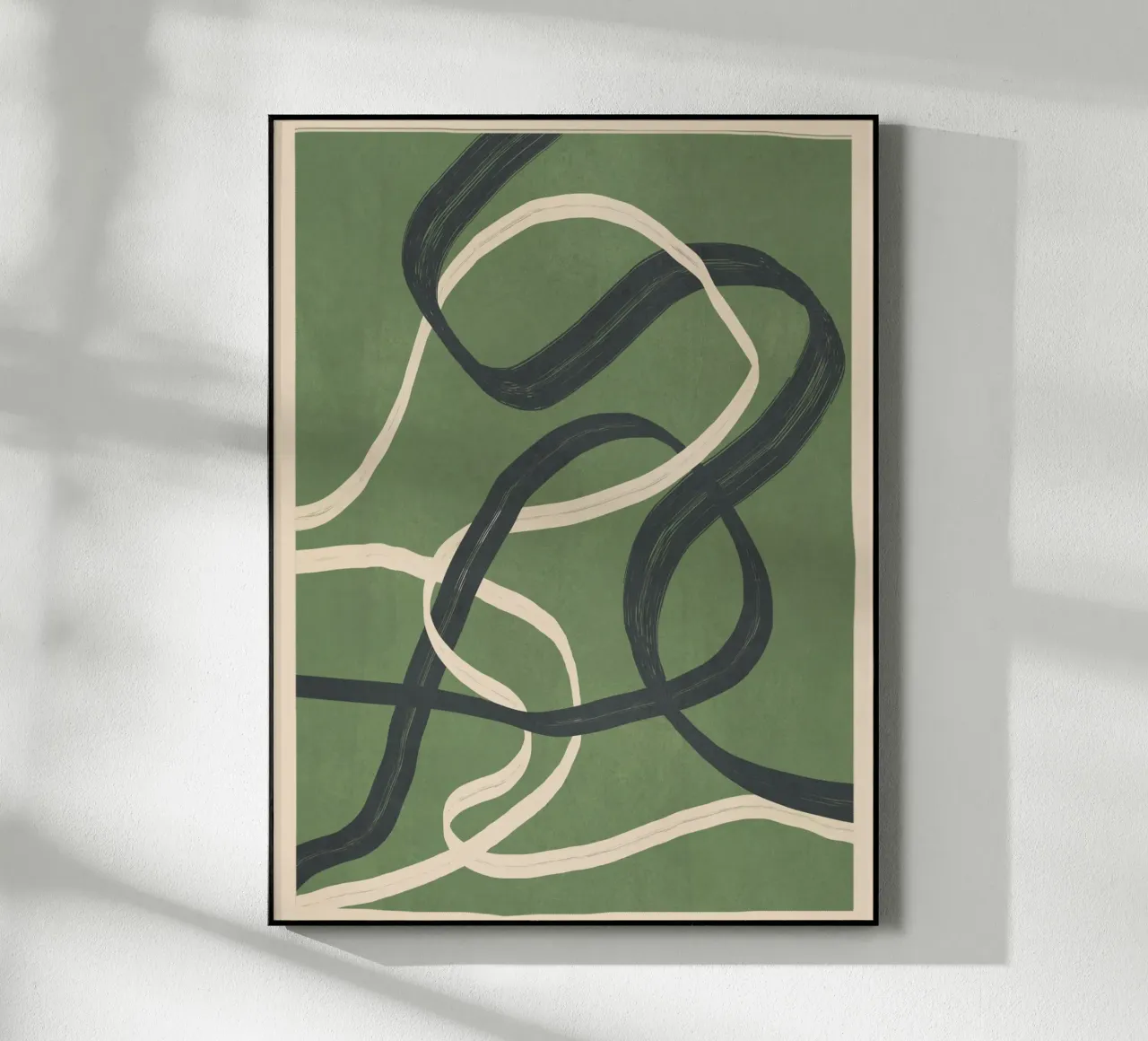 Minimal Abstract Lines Dance 1 plexiglass da Nadjaa