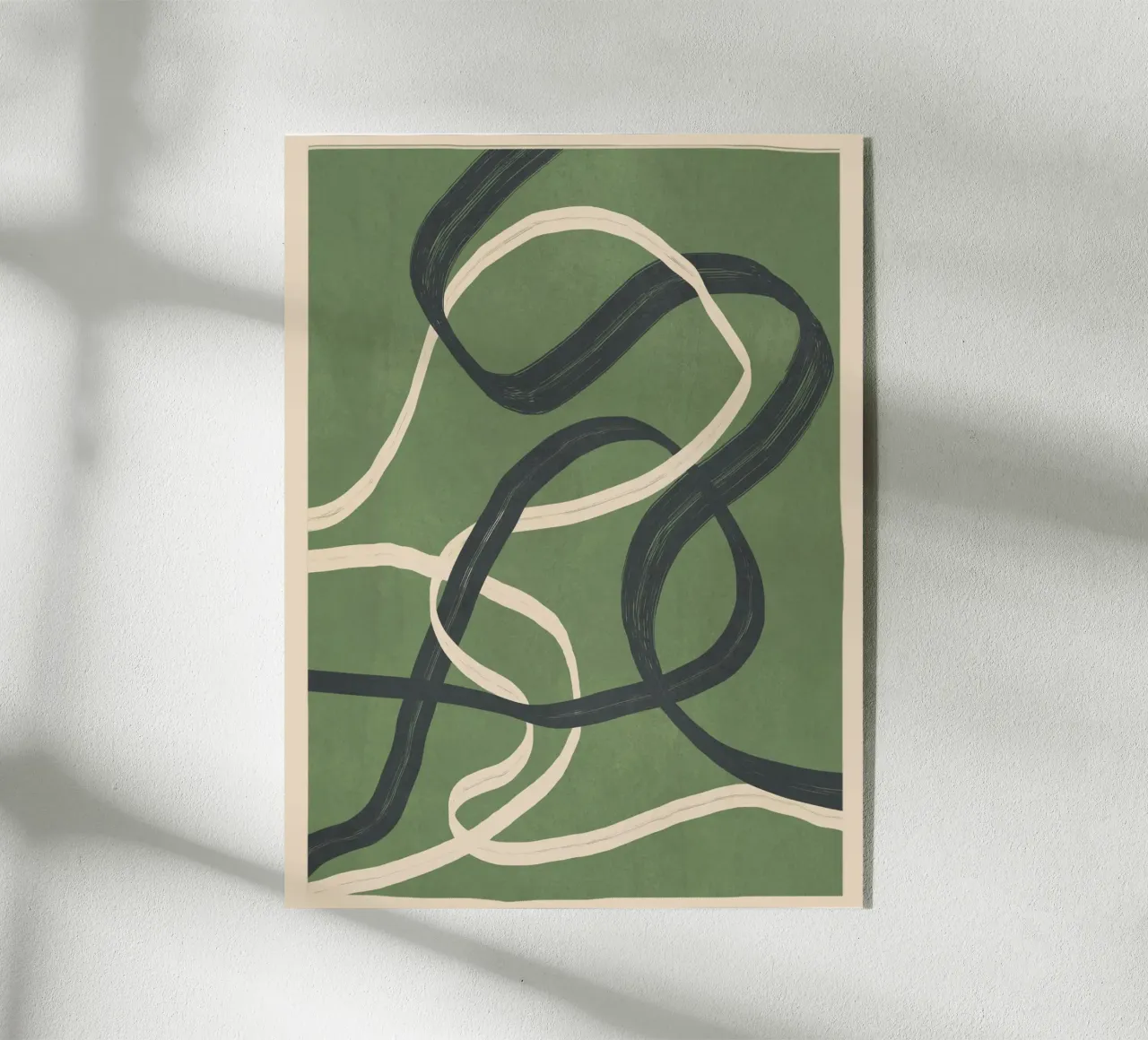 Minimal Abstract Lines Dance 1 plexiglass da Nadjaa