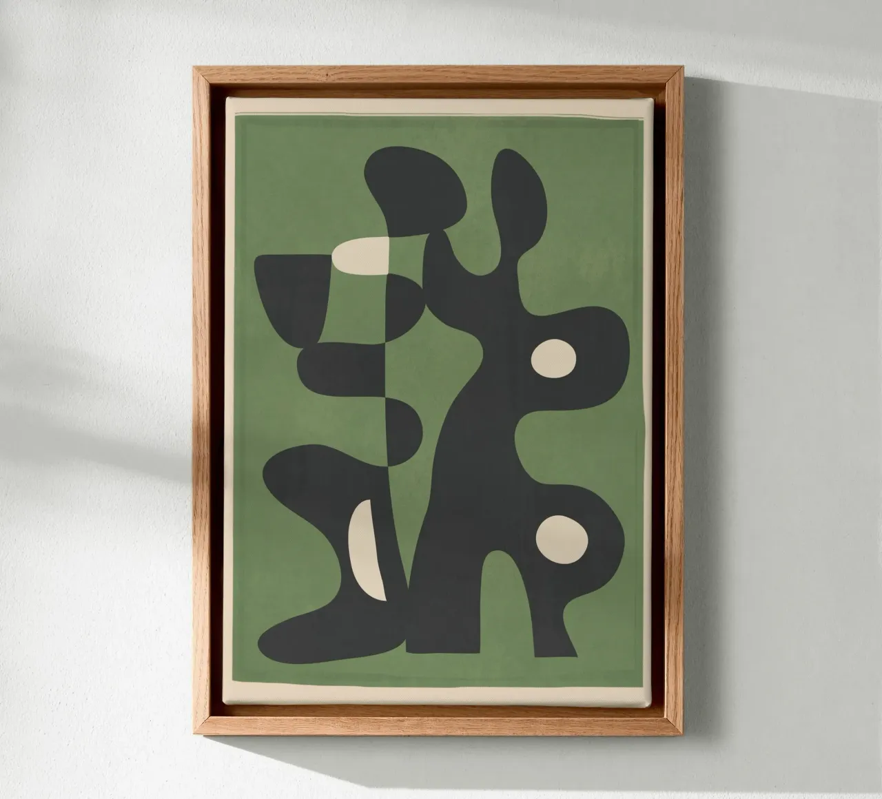 Modern Abstract Art Motion 1 tela con Cornice a cassetta da Nadjaa