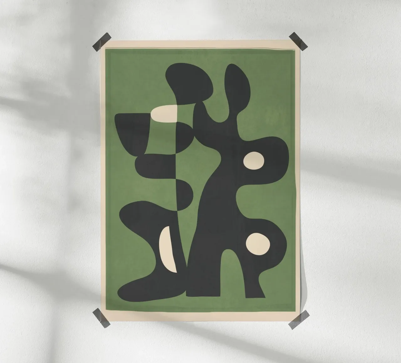 Modern Abstract Art Motion 1 poster da Nadjaa