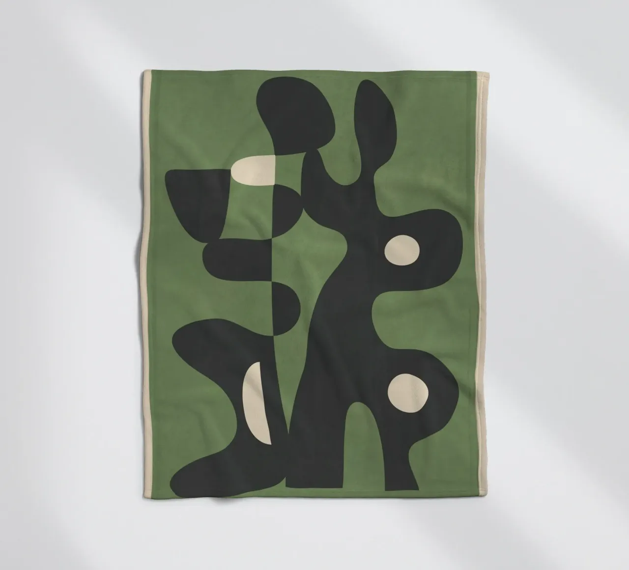 Modern Abstract Art Motion 1 coperta in pile da Nadjaa