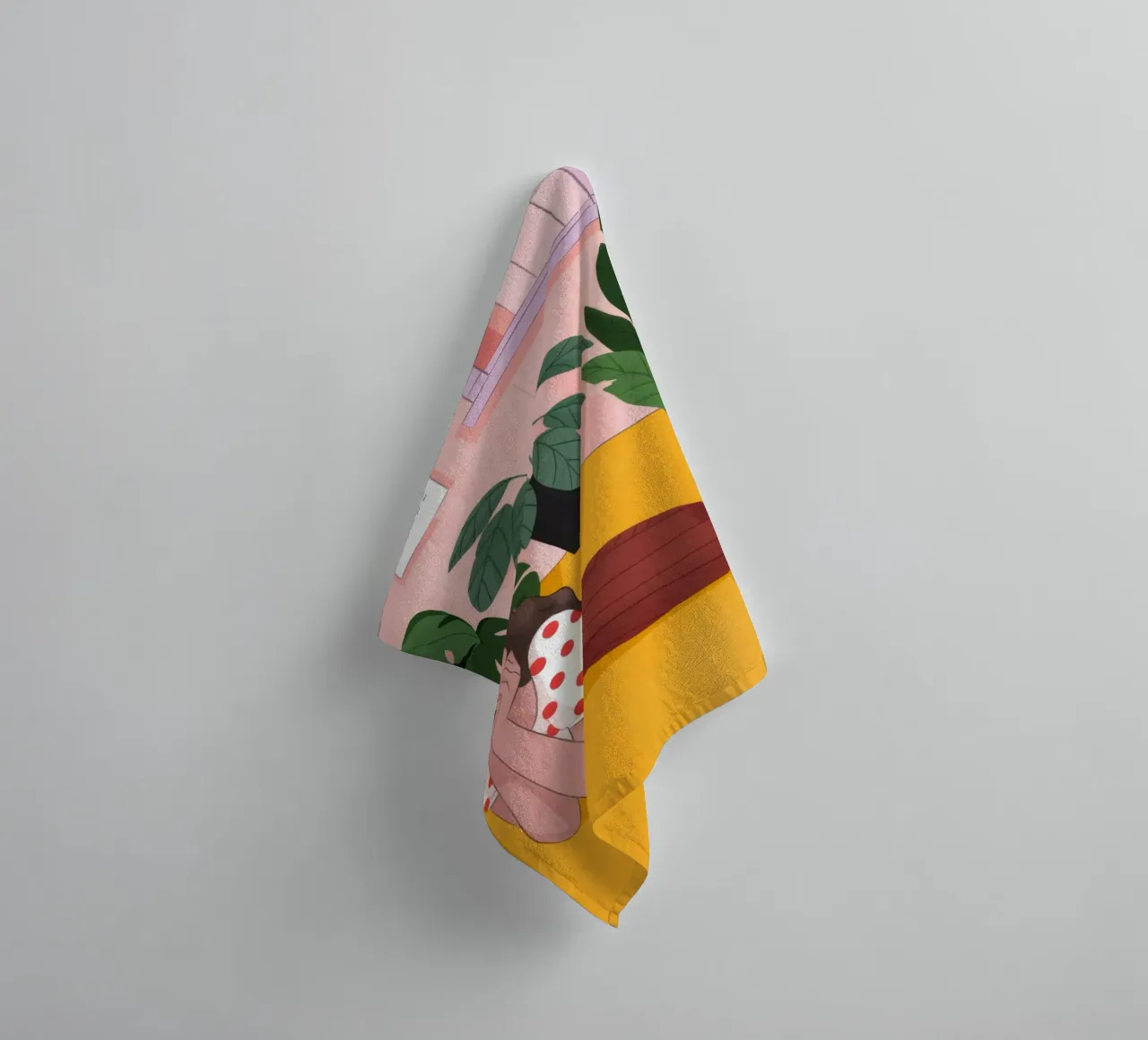 Verdant Garden Oasis towel by Fine Sanctuary
