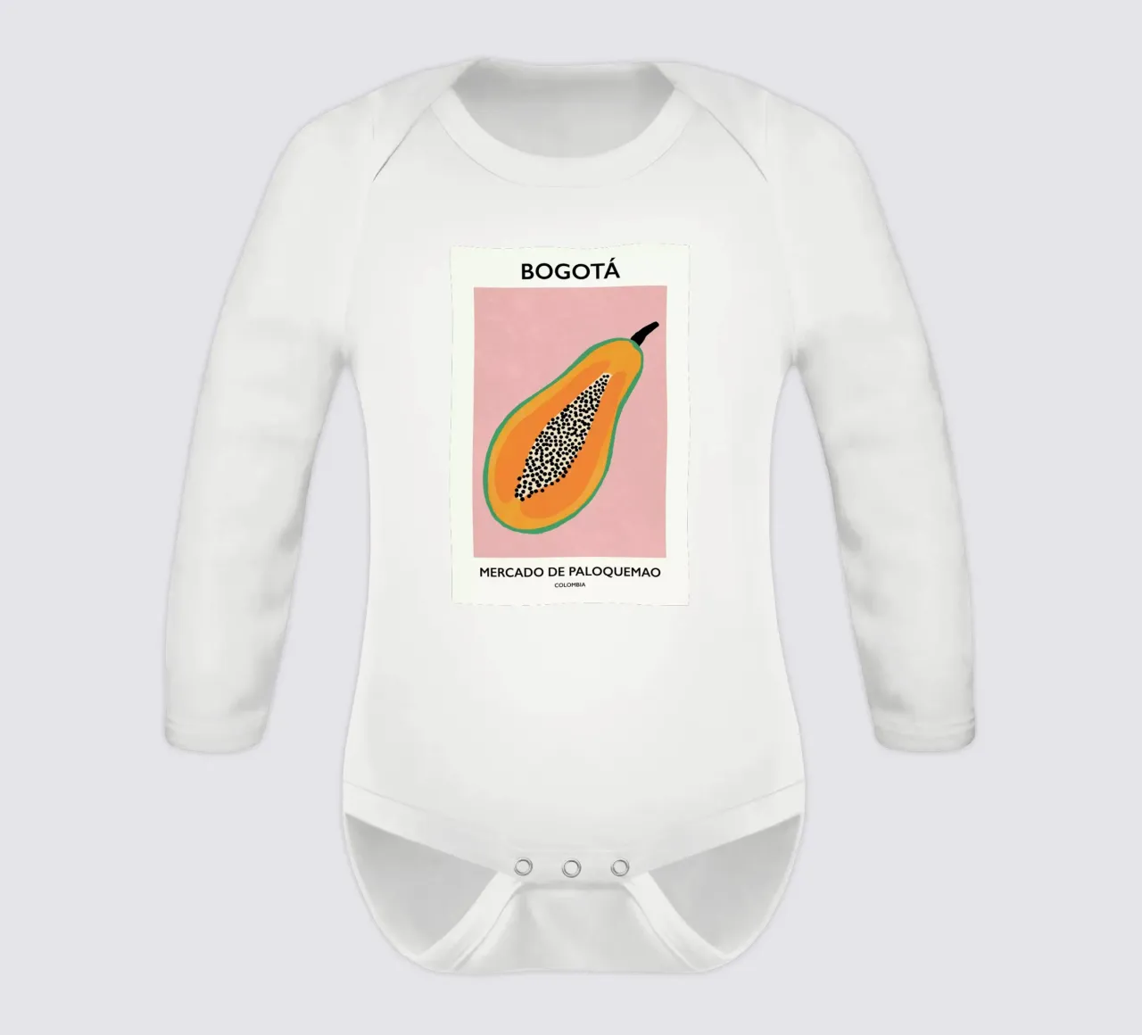 Bogotá long-sleeve baby romper by Pure