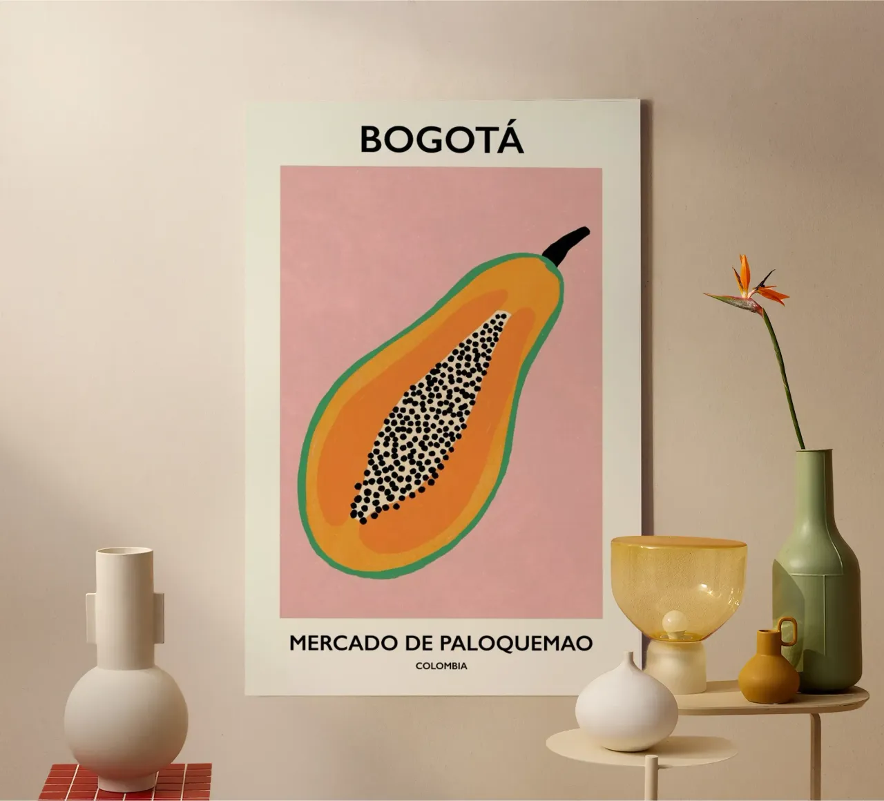 Bogotá canvas by Pure