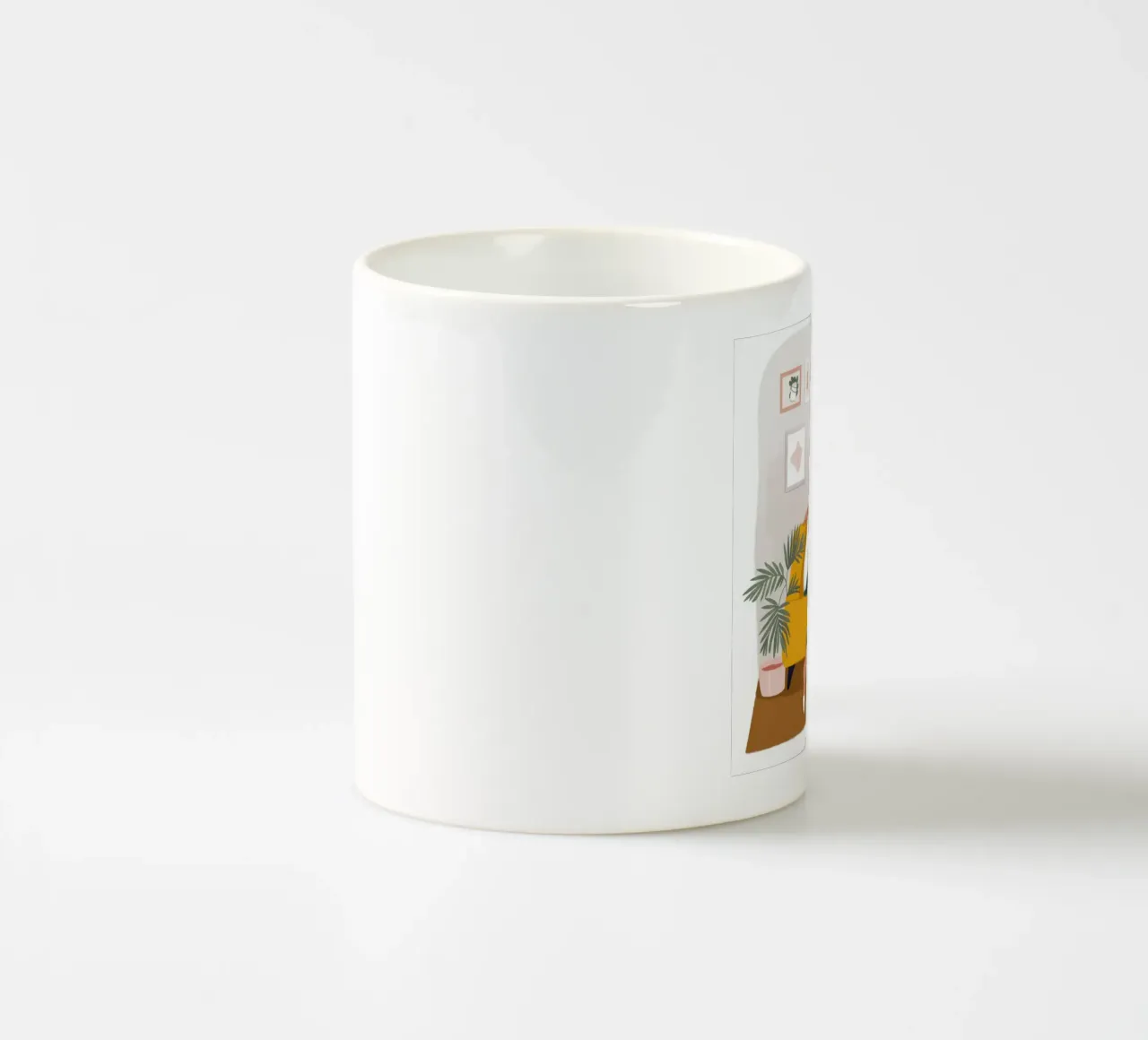 Botanischer Dialog der Gemütlichkeit Keramik Tasse von Fine Sanctuary