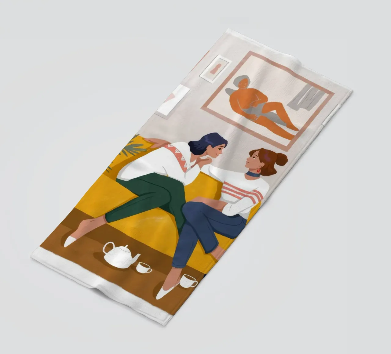 Dialogo botanico accogliente telo mare da Fine Sanctuary