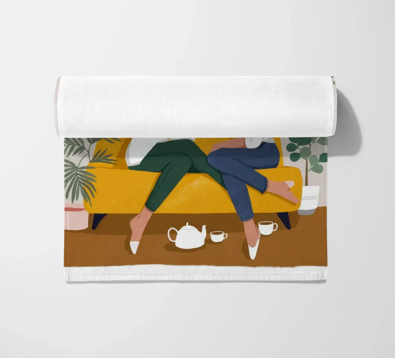 Dialogo botanico accogliente telo mare da Fine Sanctuary