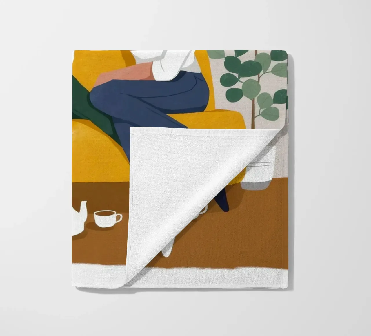 Dialogo botanico accogliente telo mare da Fine Sanctuary