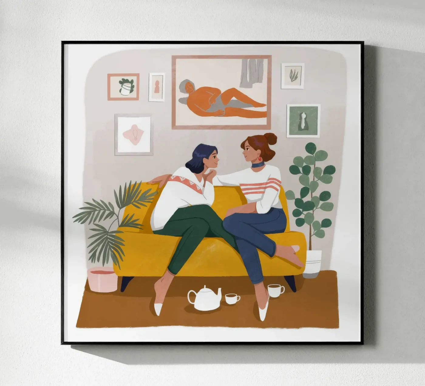 Dialogo botanico accogliente plexiglass da Fine Sanctuary