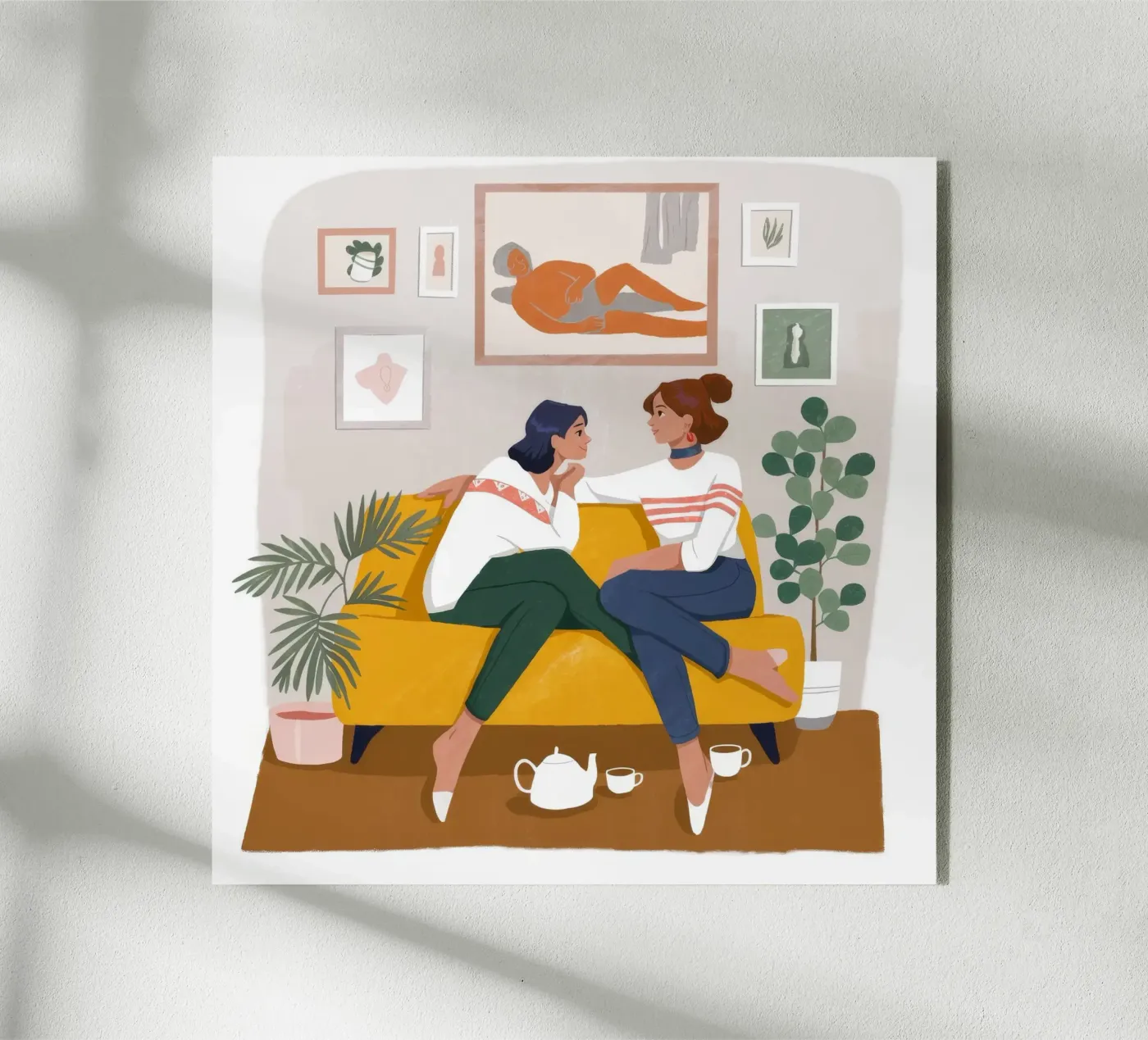 Dialogo botanico accogliente plexiglass da Fine Sanctuary