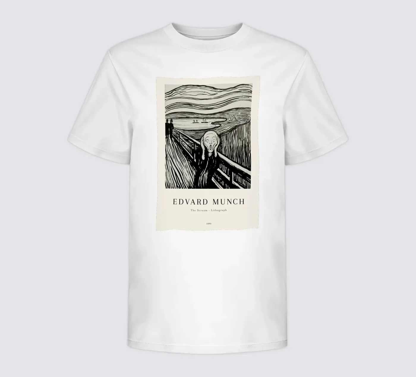 Munch - The Scream Lithograph t-shirt bambini da ARTOTHEK