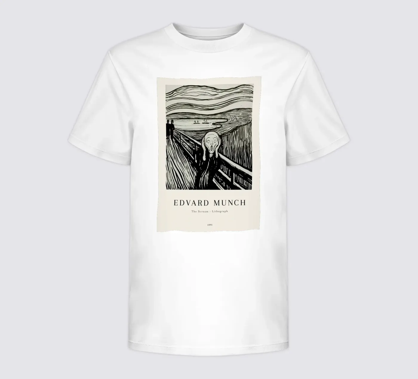 Munch - The Scream Lithograph t-shirt bambini da ARTOTHEK
