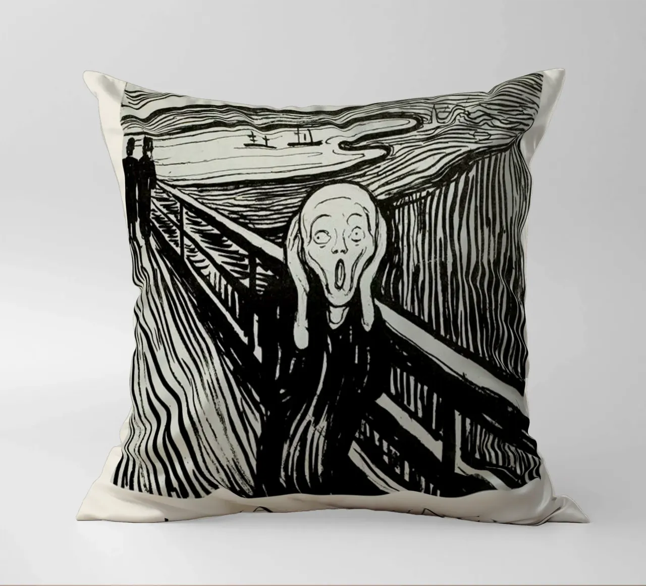 Munch - The Scream Lithograph cuscino da ARTOTHEK