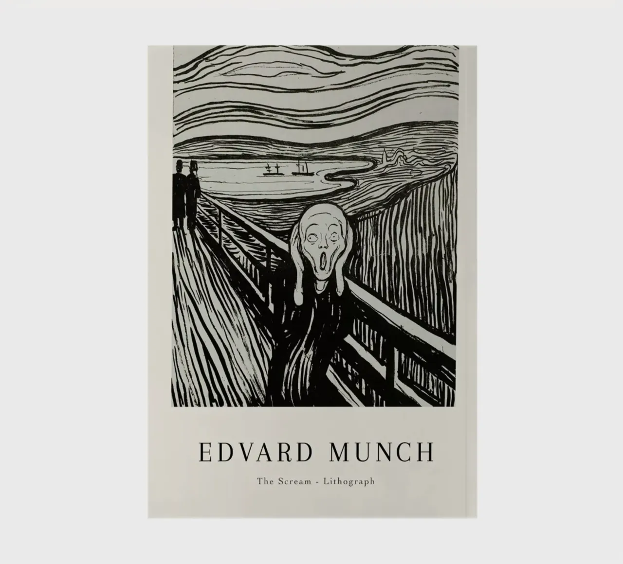 Munch - The Scream Lithograph carnet de notes de ARTOTHEK