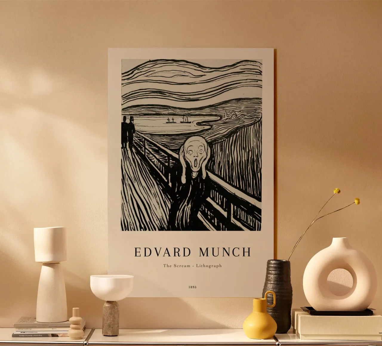 Munch - The Scream Lithograph plexiglass da ARTOTHEK