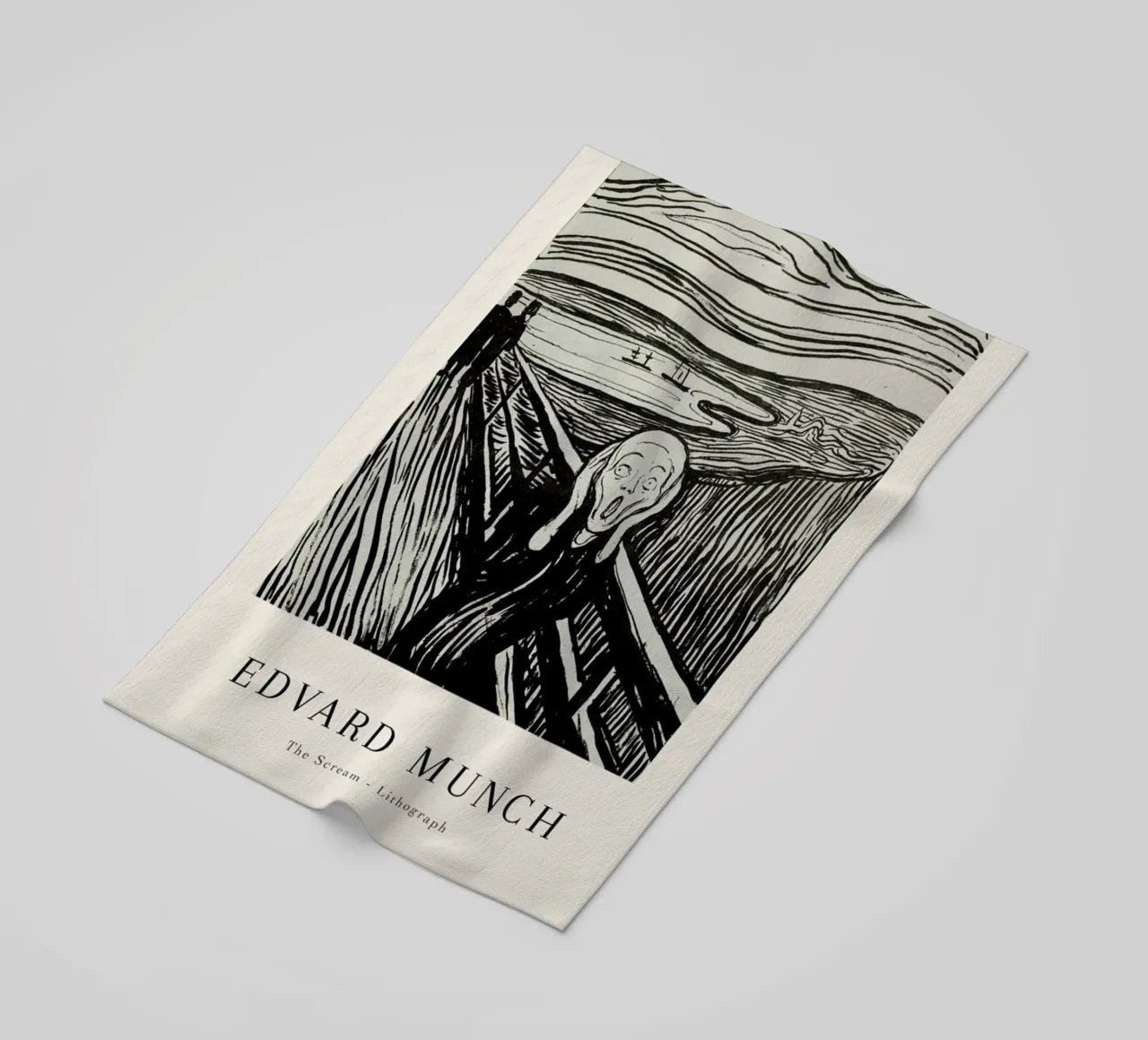 Munch - The Scream Lithograph telo mare da ARTOTHEK
