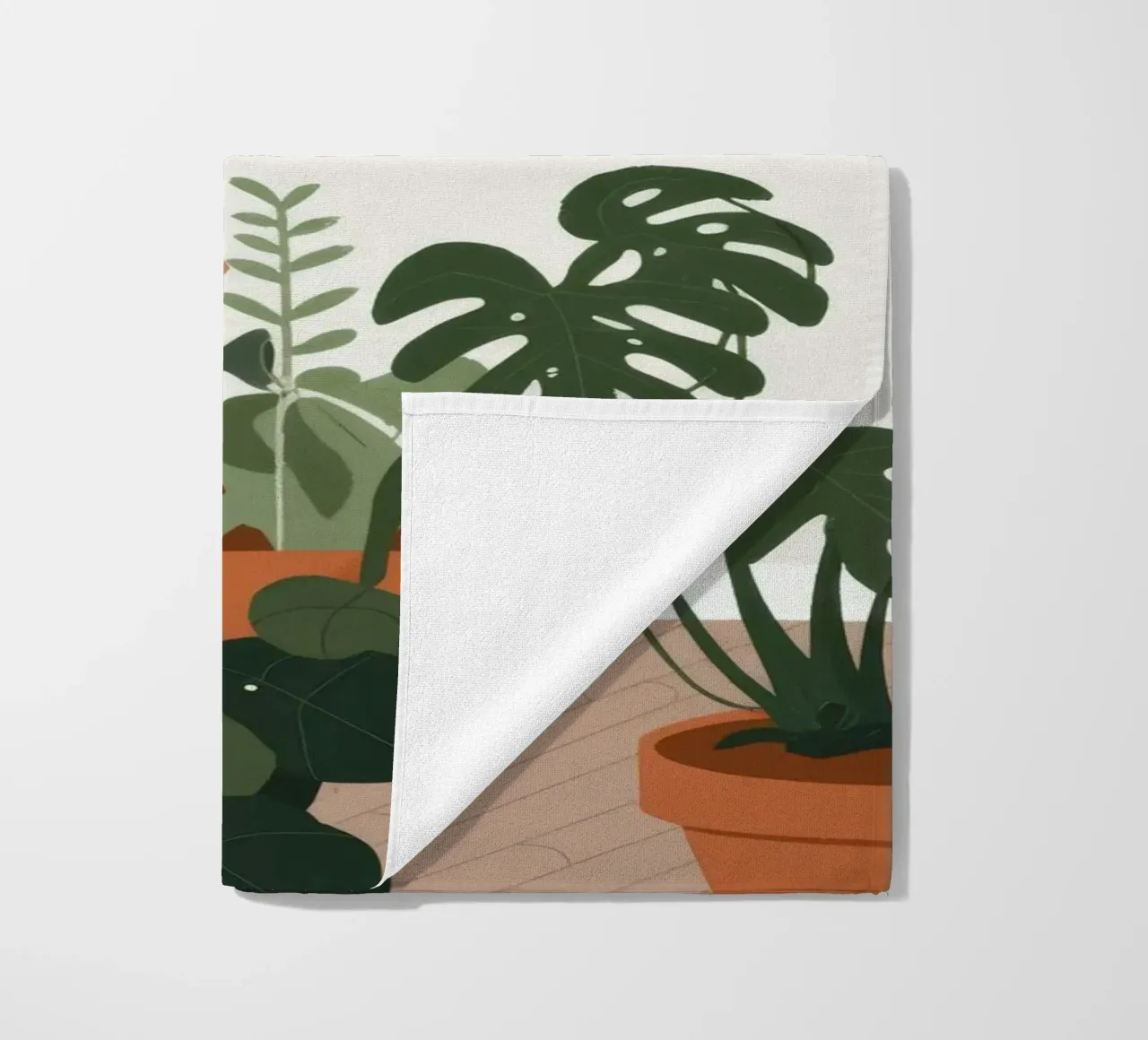 Tender Plant Nurture beach towel by Fine Sanctuary