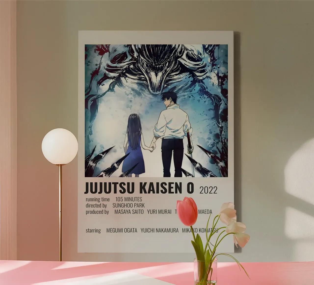JUJUTSU KAISEN O 2022 tela con Cornice a cassetta da Totoya