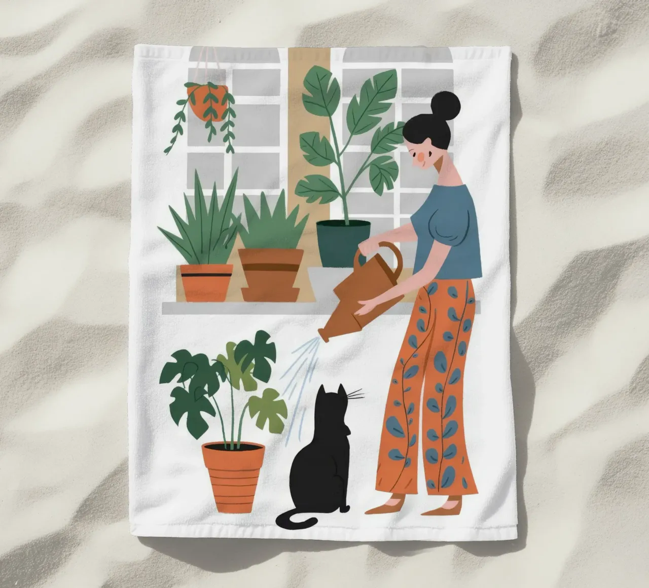 Il bagliore del giardino in compagnia telo mare da Fine Sanctuary