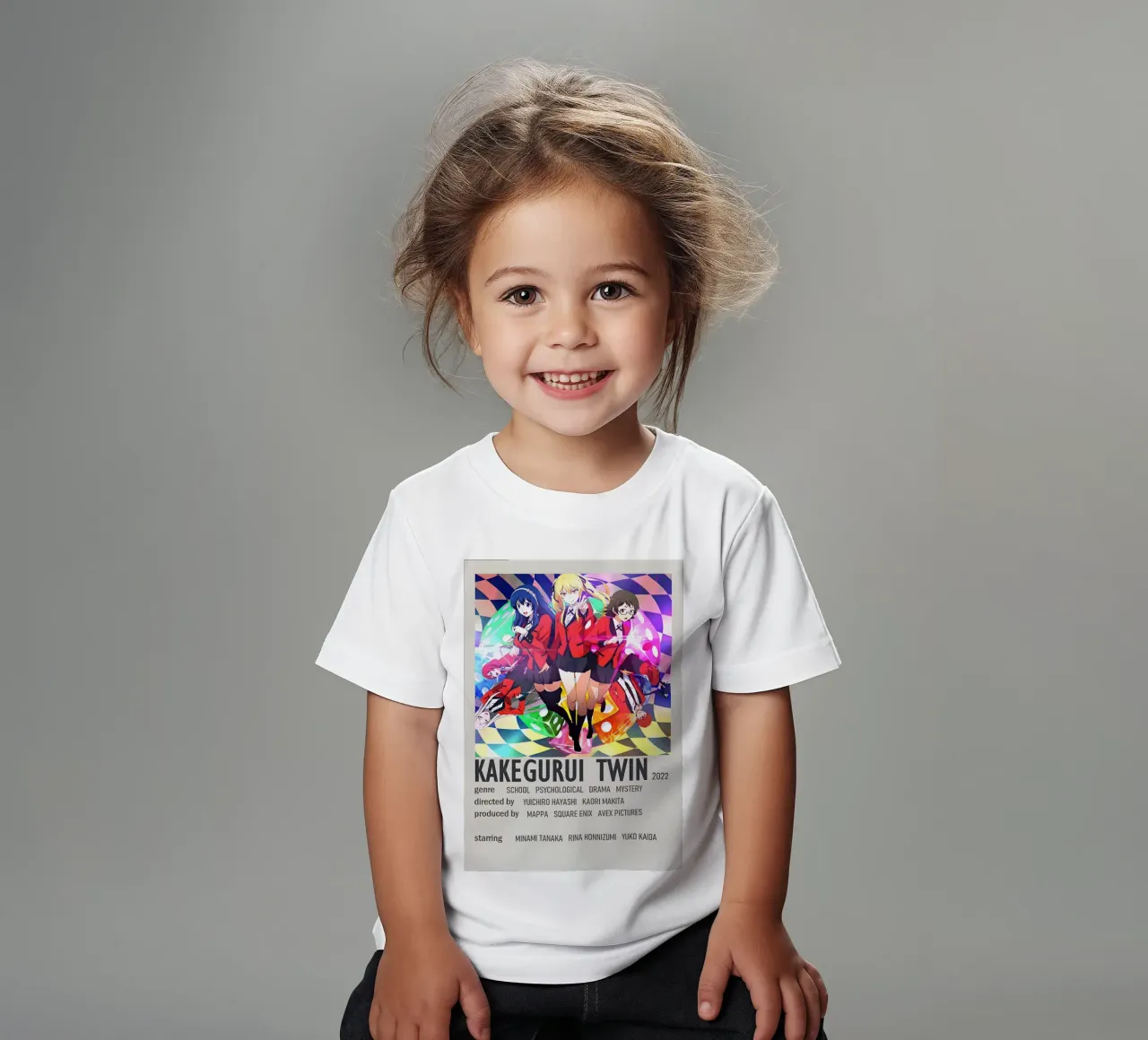 KAKEGURUI TWIN  2022 kids t-shirt by Totoya