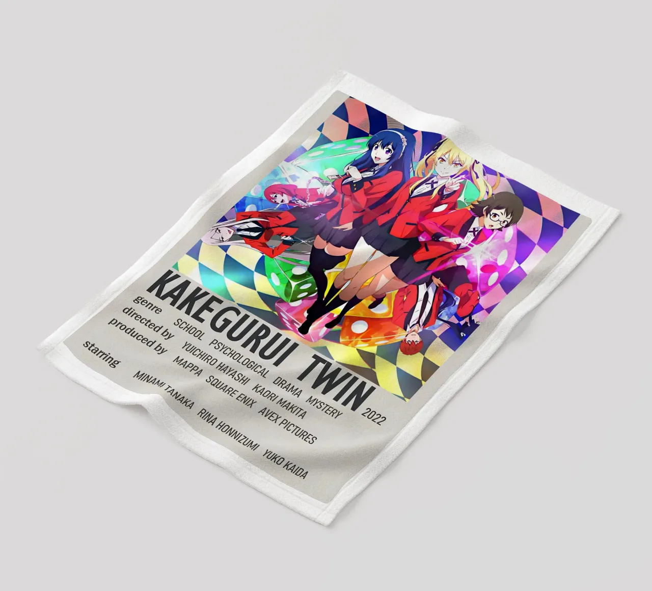 KAKEGURUI TWIN  2022 coperta in pile da Totoya