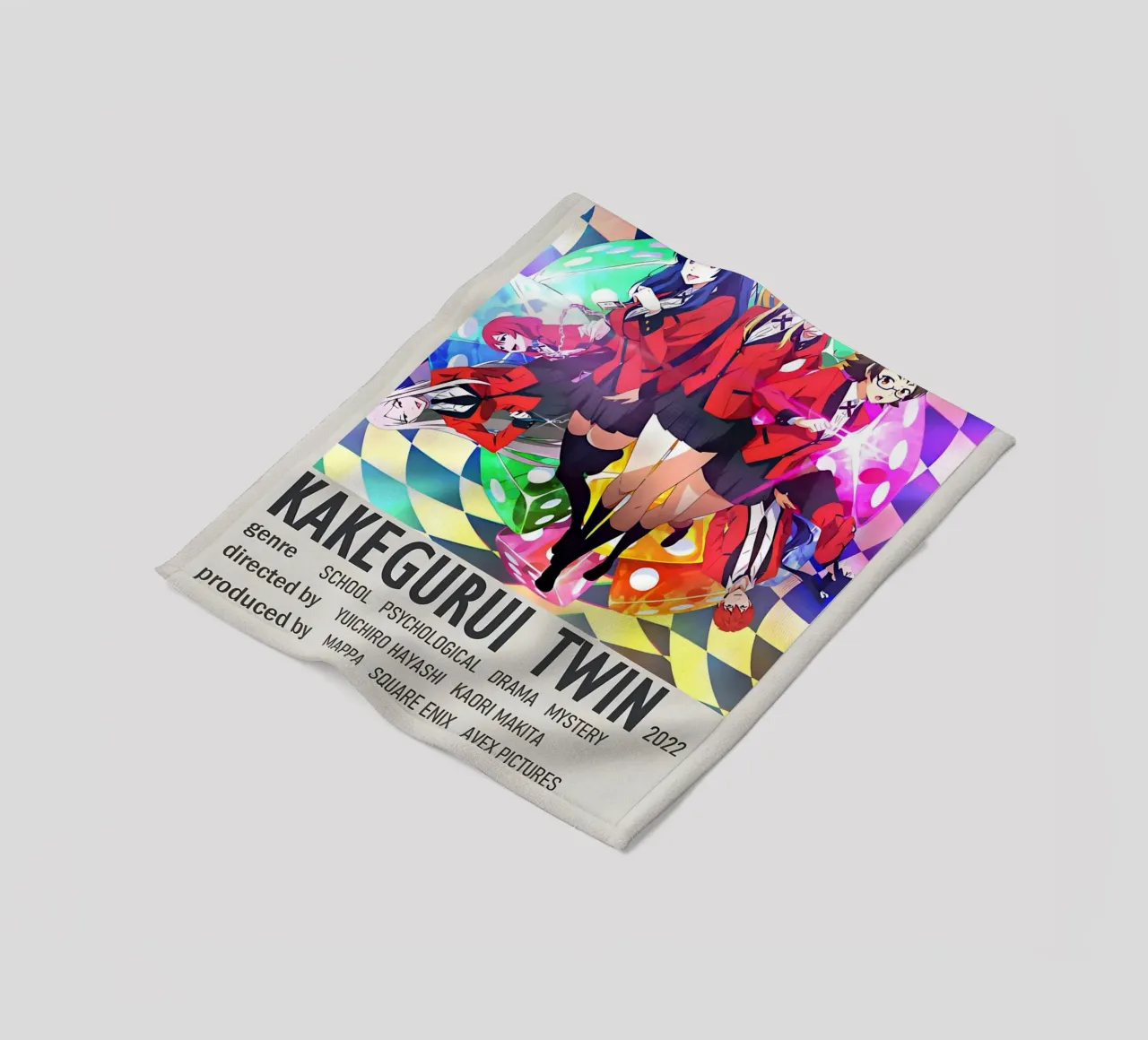 KAKEGURUI TWIN  2022 coperta in pile da Totoya