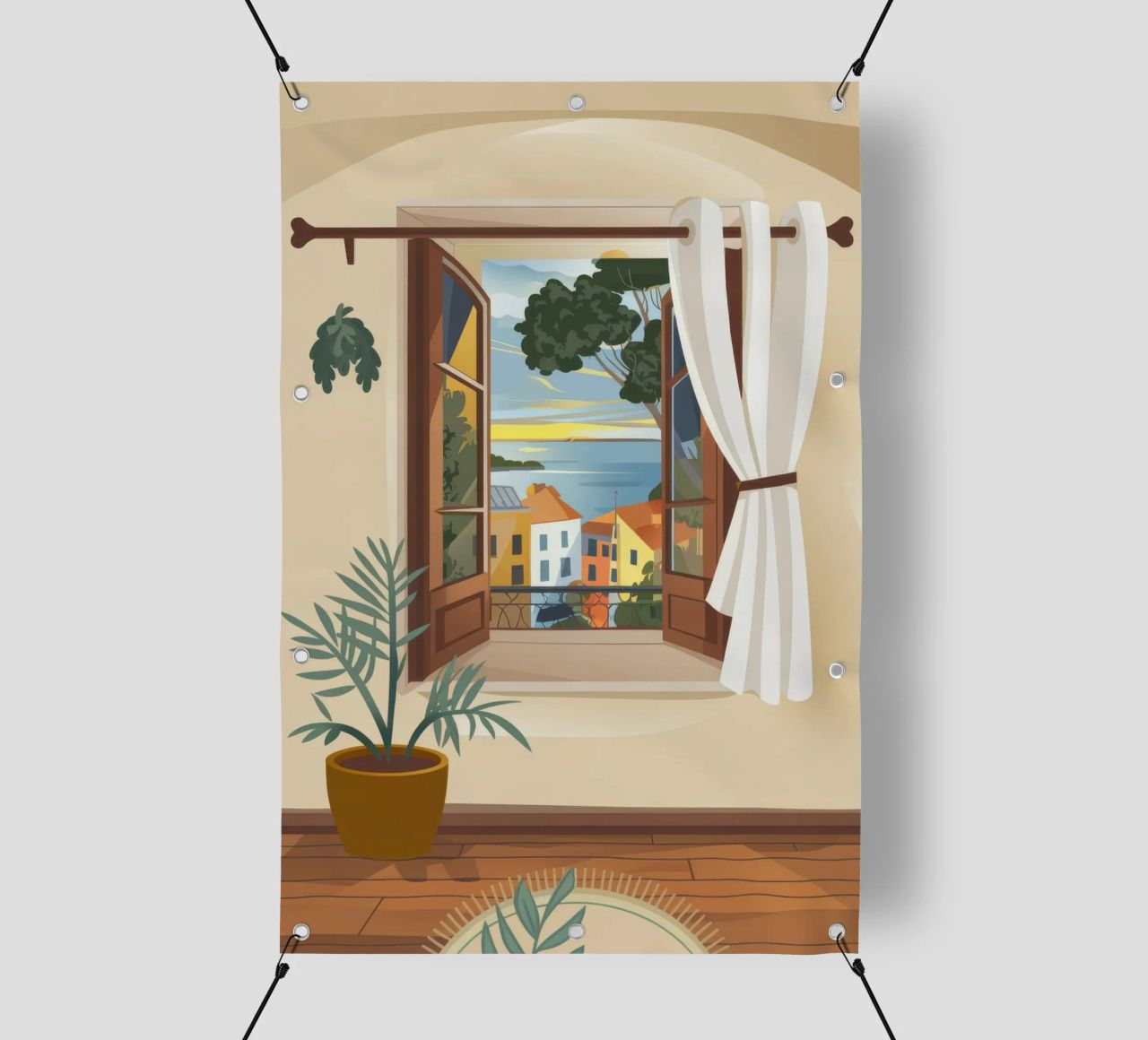 Serenità della finestra panoramica telo in pvc da Fine Sanctuary