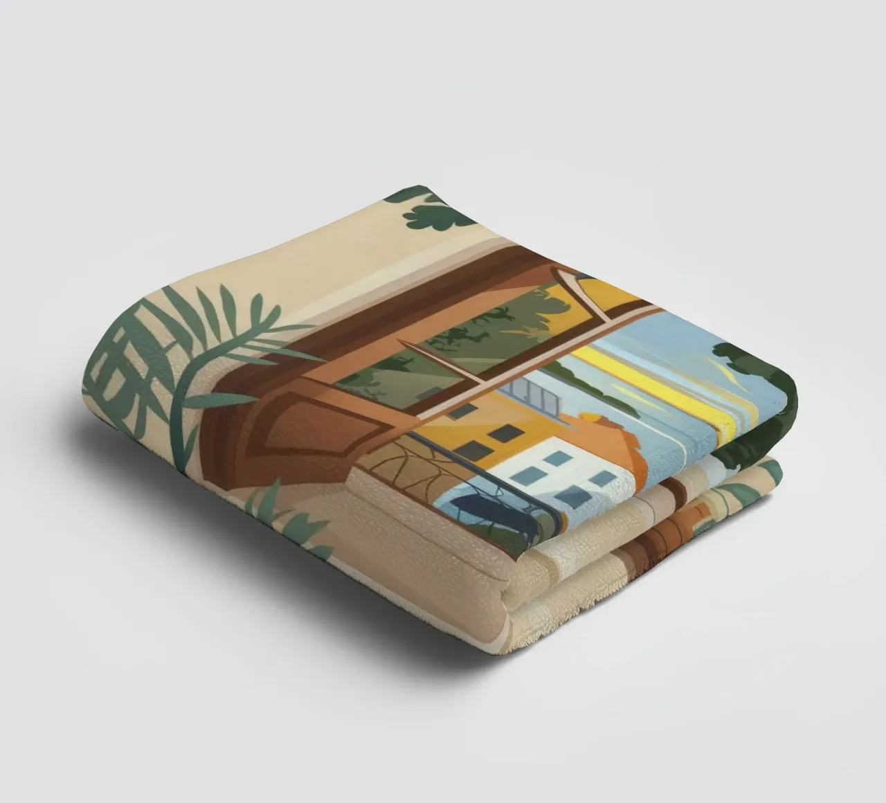 Scenic Window Serenity towel by Fine Sanctuary