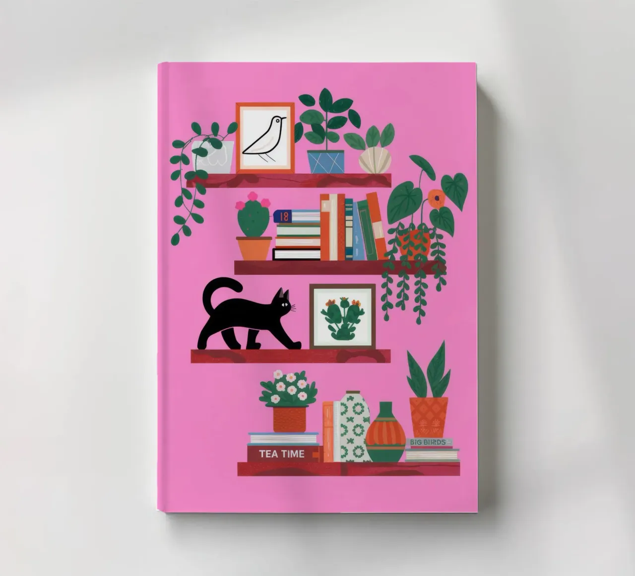 Vibrant Shelf Harmony notebook by Fine Sanctuary