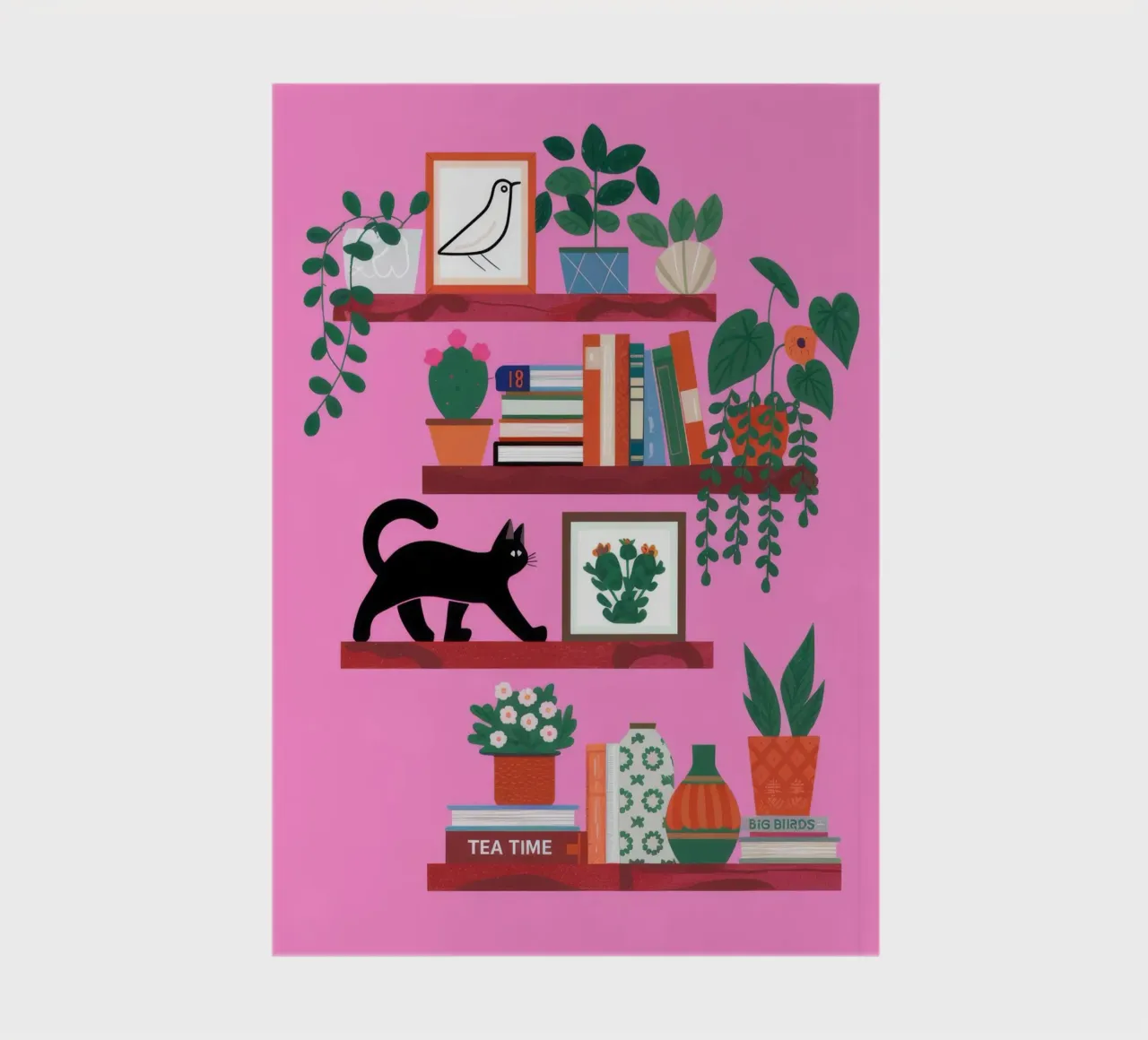 Vibrant Shelf Harmony notebook by Fine Sanctuary