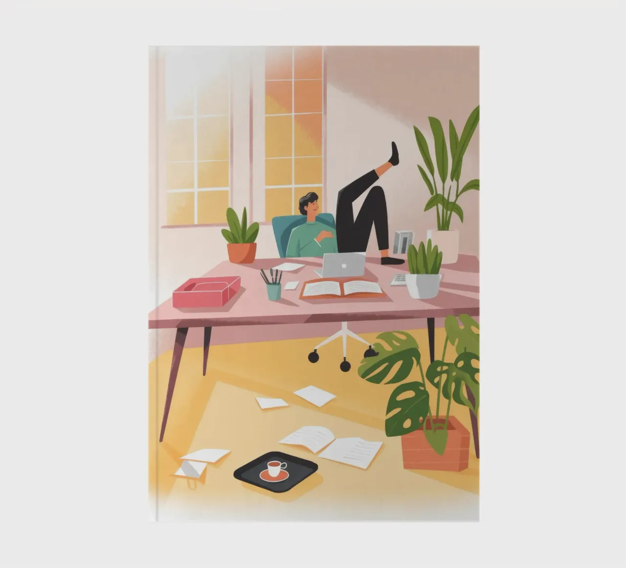 Ethereal Workspace Harmony notebook by Fine Sanctuary