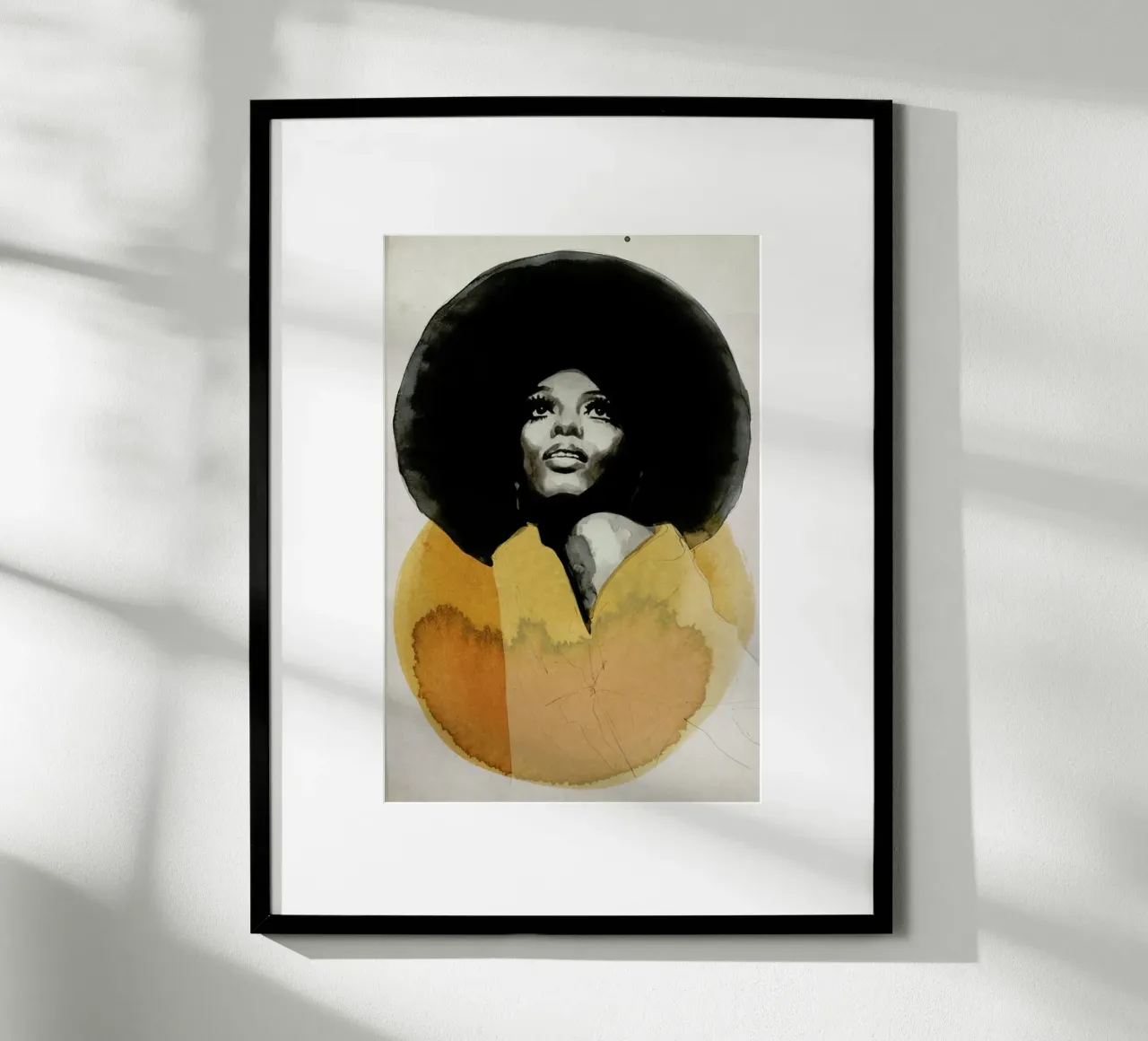 Diana Ross poster con telaio in alluminio da David Diehl