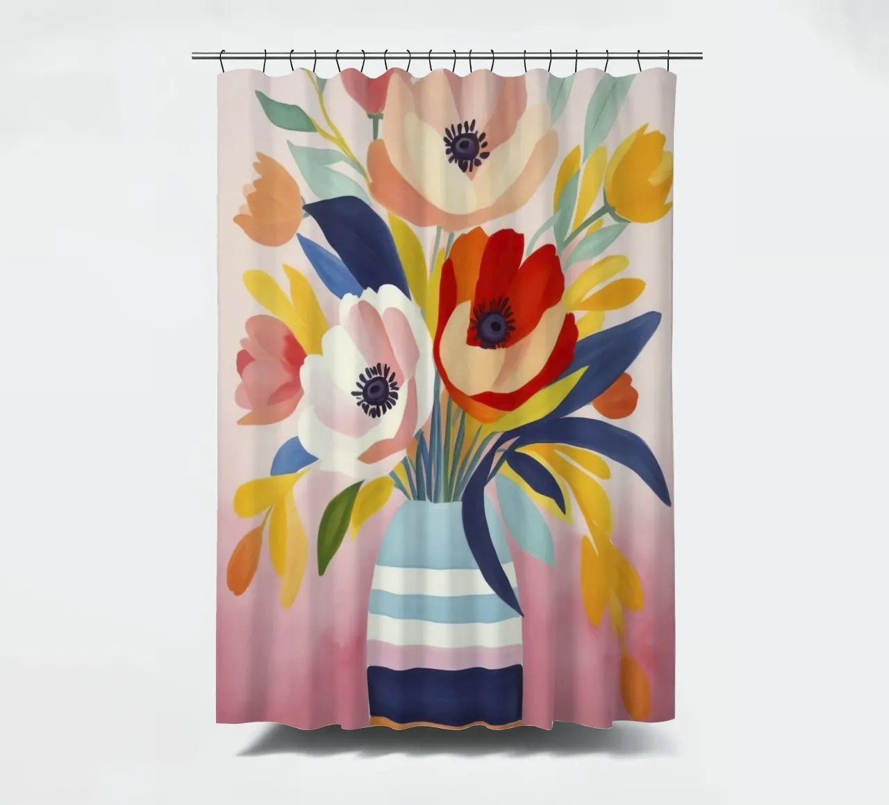 Bouquet di fiori Petali di giugno tenda da doccia da Andrea Haase Modern Home