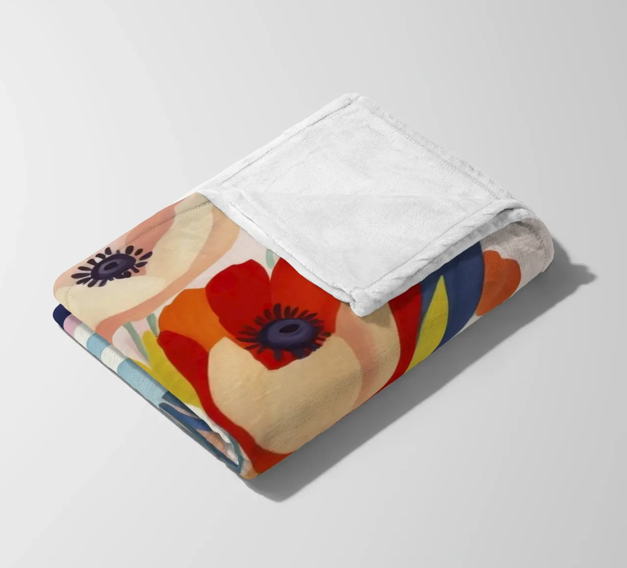 Bouquet di fiori Petali di giugno coperta in pile da Andrea Haase Modern Home