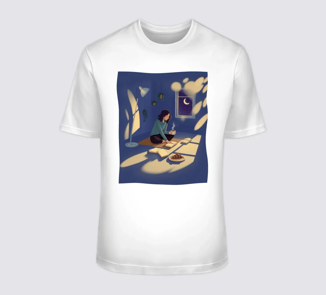 Nächtlicher Kreativraum T-Shirt von Fine Sanctuary